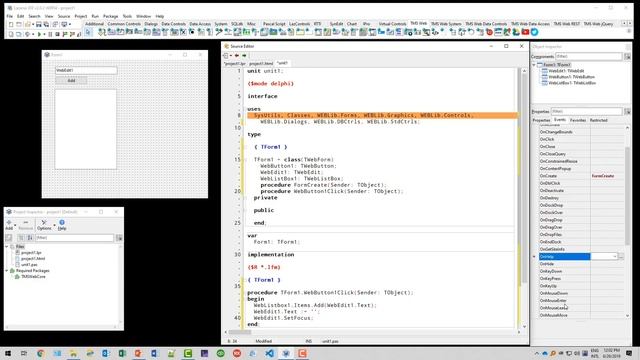 TMS WEB Core: Installing & using TMS WEB Core in the Lazarus IDE смотреть онлайн