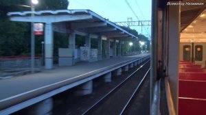 «Ранняя электричка»: от Лобни до Дегунино в электропоезде ЭР2Р (07.2014)
