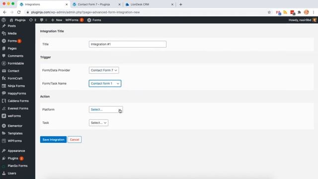 How to integrate Contact Form 7 to LionDesk CRM смотреть онлайн