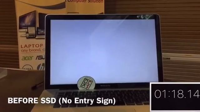 (MACBOOK PRO 15' A1286) Hard Disk (HDD) VS Solid State Drive (SSD) Boot Up Comparison | OKCS смотреть онлайн