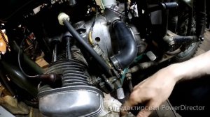 первый Запуск мотоцикла М66 Урал 6в после 12ти летнего простоя ОТ и ДО.