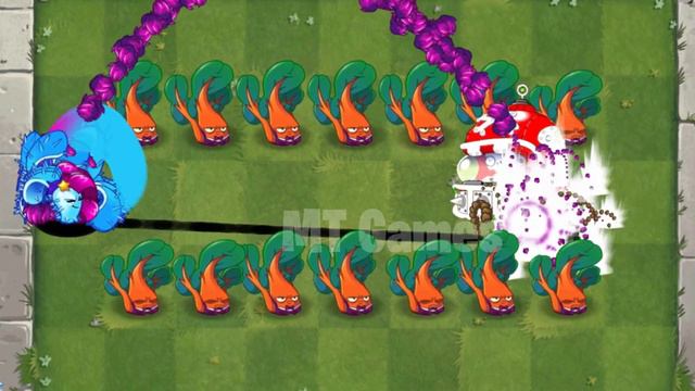 PvZ 2 Challenge - 200 Plants Level 1 Vs Mecha Football Zombie level 20 - Who will win? смотреть онлайн