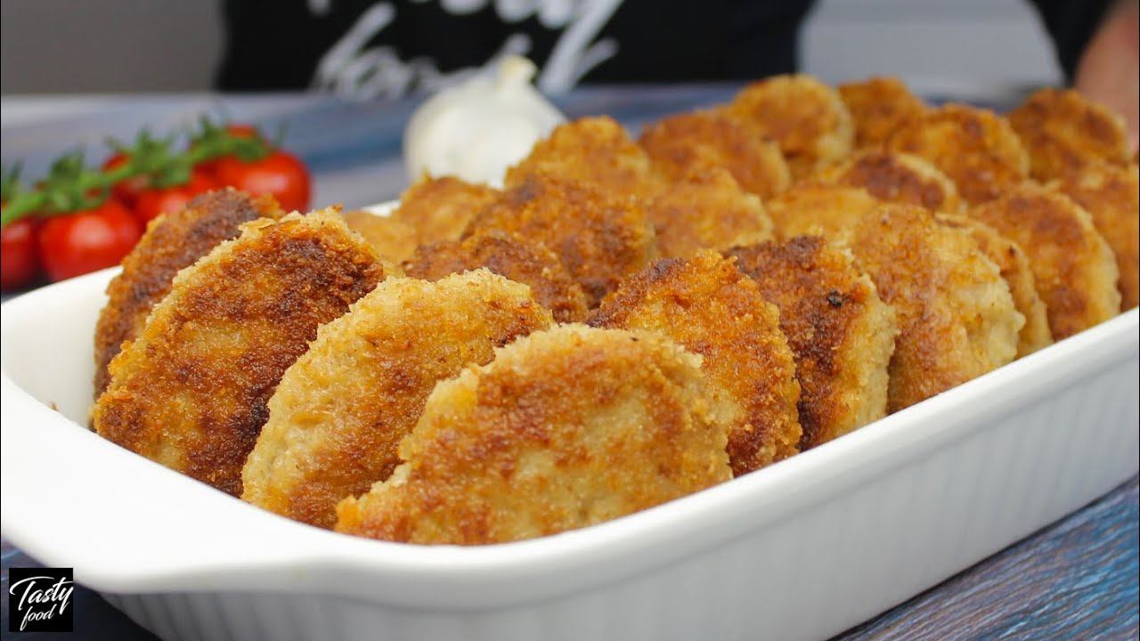 Вкусные ДОМАШНИЕ КОТЛЕТЫ из Мясного Фарша! Сочные Внутри и Хрустящие Сверху! смотреть онлайн