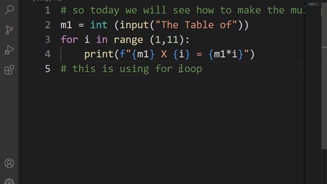 HOW TO CREATE MULTIPLICATION TABLE IN PYTHON || PYTHON PROGRAM #4 смотреть онлайн