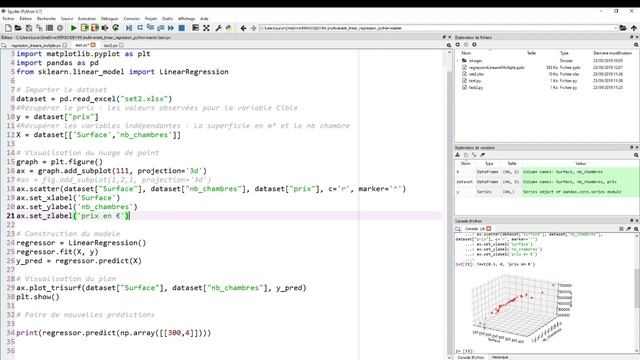 MACHINE LEARNING : 03 La régression linéaire multiple смотреть онлайн