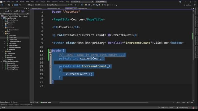 How to Write Blazor Unit Tests With bUnit and xUnit смотреть онлайн