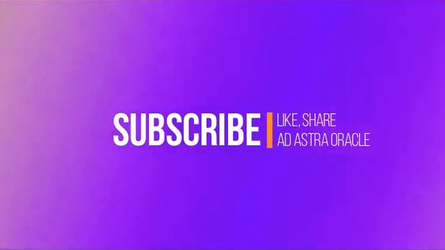 ✨Ad Astra Oracle✨ YT Channel Welcome смотреть онлайн