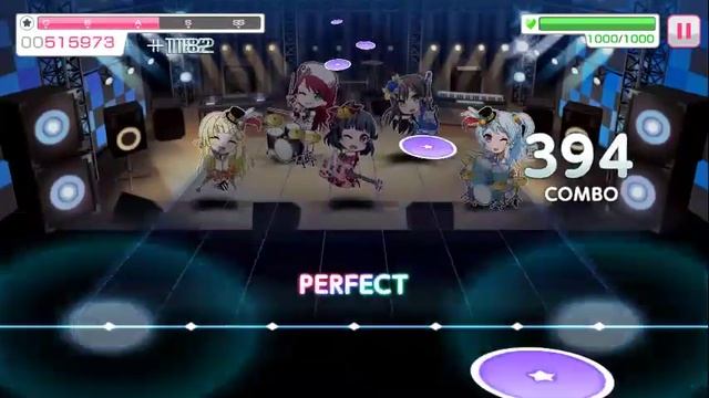 BanG Dream Wacha Mocha Pettan March Expert смотреть онлайн