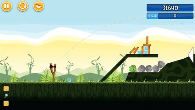 Angry Birds Chrome gameplay 3 смотреть онлайн