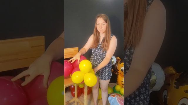 Собираем фигуры Симки на подставке из шаров смотреть онлайн