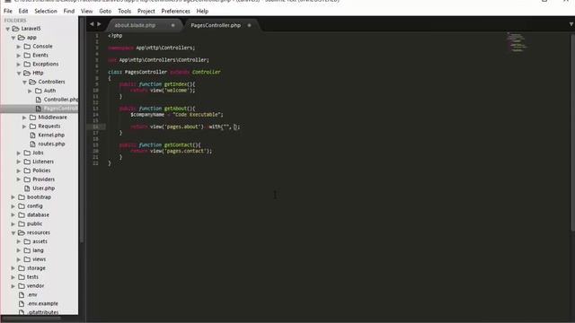 Laravel 5 (5.1) for beginners #4 Blade смотреть онлайн