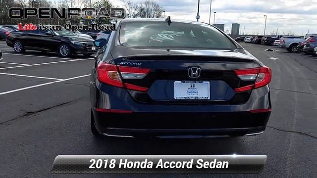 Certified 2018 Honda Accord Sedan EX-L 1.5T, Edison, NJ 12792P смотреть онлайн