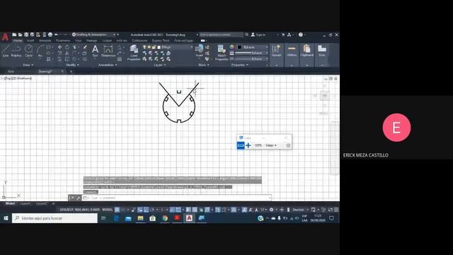 AUTOCAD 2021 - EJERCICIO N°01 смотреть онлайн