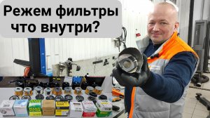 Что внутри фильтра? Режем масляные фильтры для VAG разных брендов