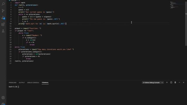 Python Demo using Newton's Method смотреть онлайн