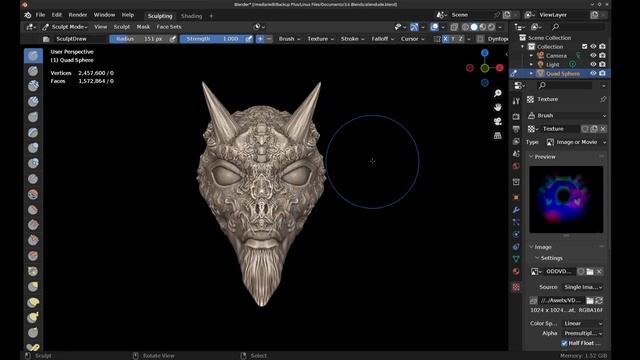 Alien/Fish-Dude Part 1 Blender 3.6 Sculpting смотреть онлайн