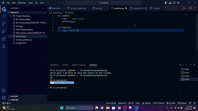 How to use local and global variables in python program in function смотреть онлайн