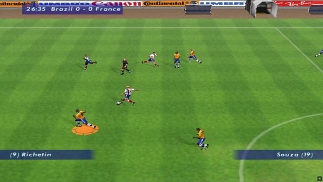 Microsoft International Soccer 2000 (Rage Games, 1999) смотреть онлайн