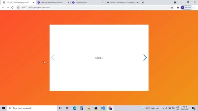 How to use Swiper JS | Most Modern Mobile Touch Slider | HTML CSS & JS | In hindi I WebEnTricks смотреть онлайн