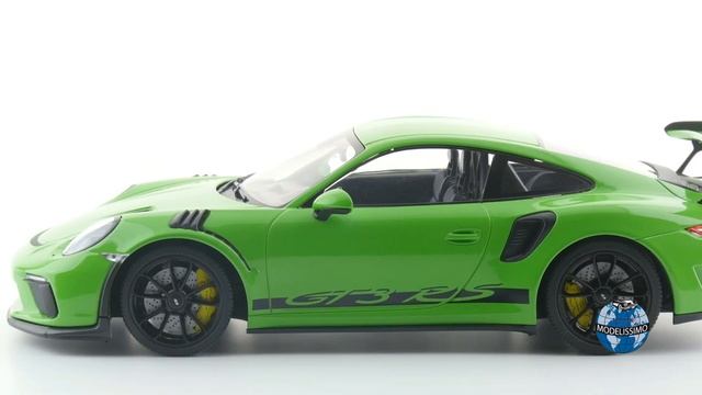 Modelissimo: Minichamps Porsche 911 (991.2) GT3 RS green with black rims 2019 смотреть онлайн