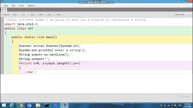WRITE A JAVA PROGRAM TO INPUT STRING AND CAPITALIZE IT || JAVA PROGRAM FOR STRING CAPITALIZATION смотреть онлайн