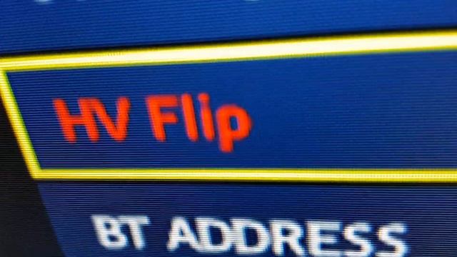 Samsung Tv HV Flip Mirror Pictures Down