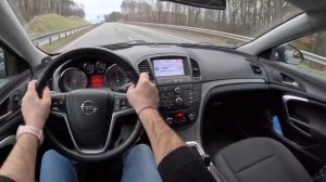 Opel Insignia 2010 1.6 Turbo ECOTEC 180HP POV Test Drive
