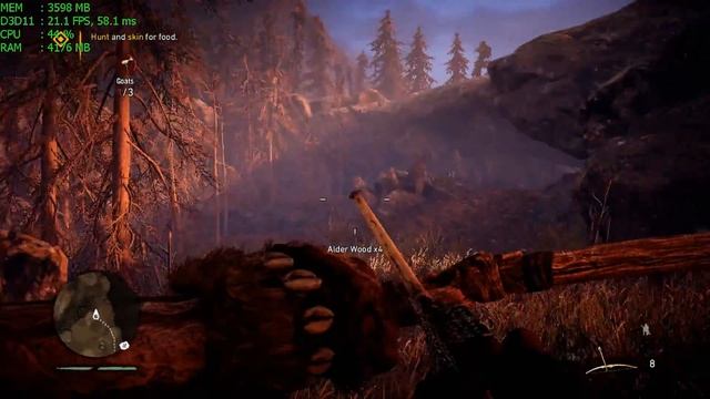 Far Cry: Primal Nvidia GeForce GT 640 смотреть онлайн