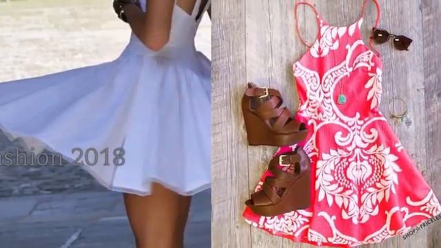 FASHION SPRING SUMMER 2017 2018 | TRENDS, COLORS | FASHION CLOTHES FOR WOMEN | DRESSES смотреть онлайн