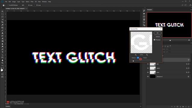 Glitch Text Animation Effect + PSD Template | Photoshop Tutorial смотреть онлайн