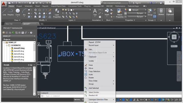 07 01 AutoCAD Electrical User Interface смотреть онлайн