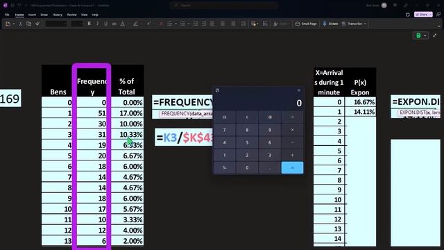 Statistics & Excel Create & Compare Sample Line Waiting Data to Exponential Distribution 1 смотреть онлайн