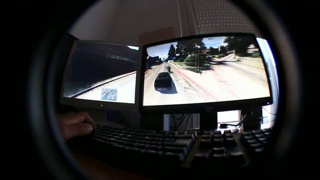 GTA V Eyefinity monitors different resolutions смотреть онлайн
