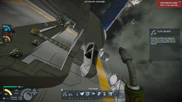 Building the top and sensor pieces! | Space Engineers | Kushan Scout Chassis Build Part 3 смотреть онлайн