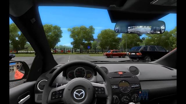 Машина Mazda 2 для City Car Driving 1.5.4 смотреть онлайн