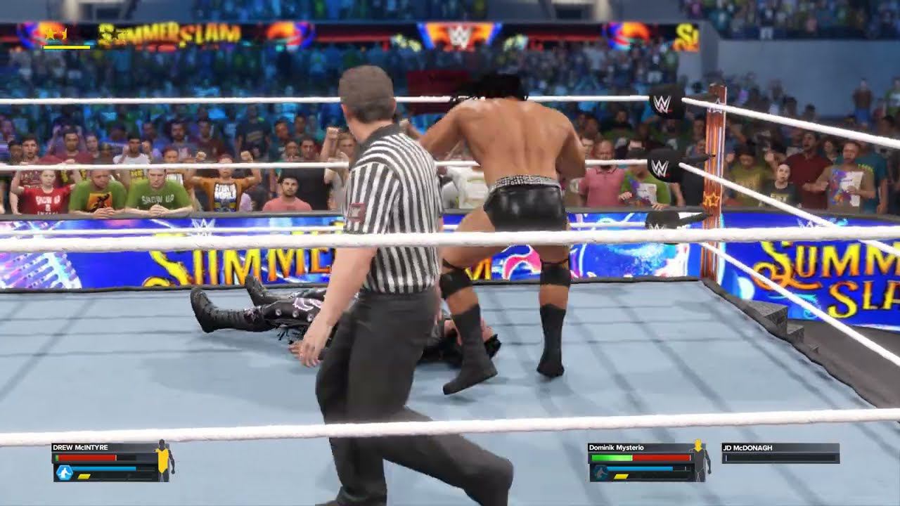 WWE2K23 Drew McIntyre vs Dominik Mysterio w/JD McDonagh смотреть онлайн