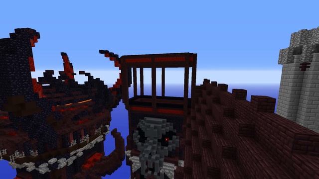 Minecraft build - Hell vs Heaven ? Sheepwars-map Timelapse смотреть онлайн