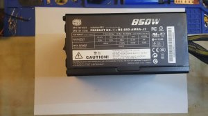 Блок питания "уходит в защиту" , COOLER MASTER на 850 Вт .