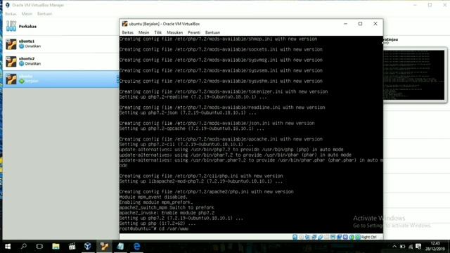 WEB SERVER MENGGUNAKAN VIRTUAL BOX 18.04. Instalasi Apache, PHP, Mysql смотреть онлайн