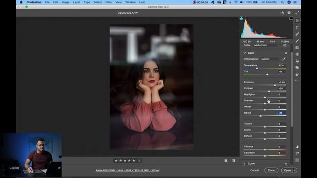 Camera RAW 2020 Edición Basica de un Retrato смотреть онлайн