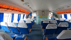 Как выглядит внутри «Метеор». Теплоход на подводных крыльях