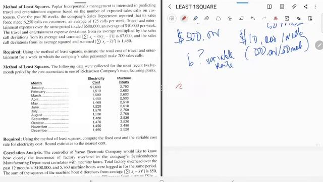 COST ESTIMATION : LEAST SQUARE METHOD смотреть онлайн