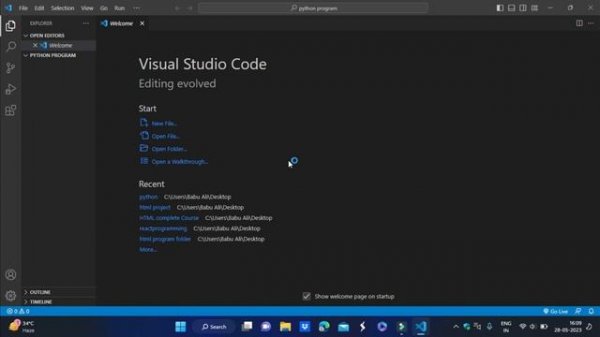 How to Run Python Using Visual Studio Code 2023 | How to install Python in vs code