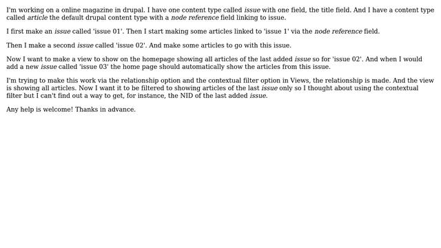Drupal: Views: Get nodes of last added Node Reference смотреть онлайн