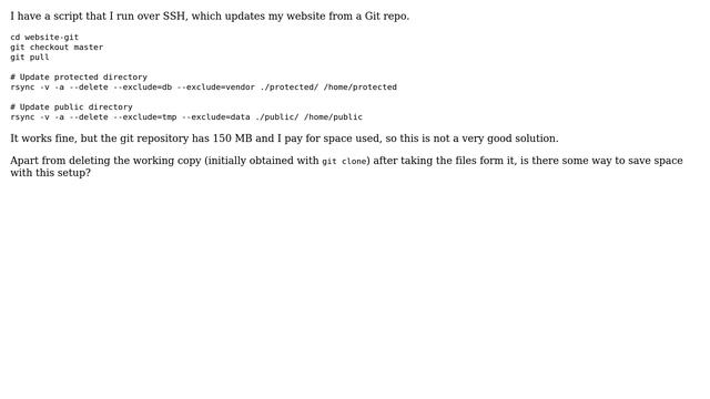 Website updating from git (over ssh) смотреть онлайн