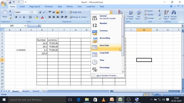 Ms Excel (Part-3) Home Tab Part -2 GIITM смотреть онлайн