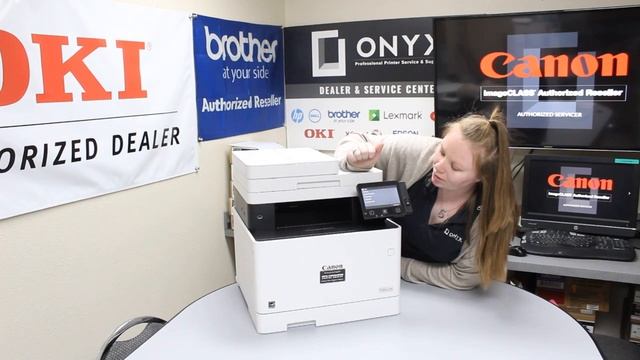 Canon ImageClass MF733cdw | How to Print a Supply Status | Onyx Imaging смотреть онлайн