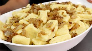 Вкусный ужин из минимума продуктов Пышные ВАРЕНИКИ на картофеле с мягким и нежным вкусом