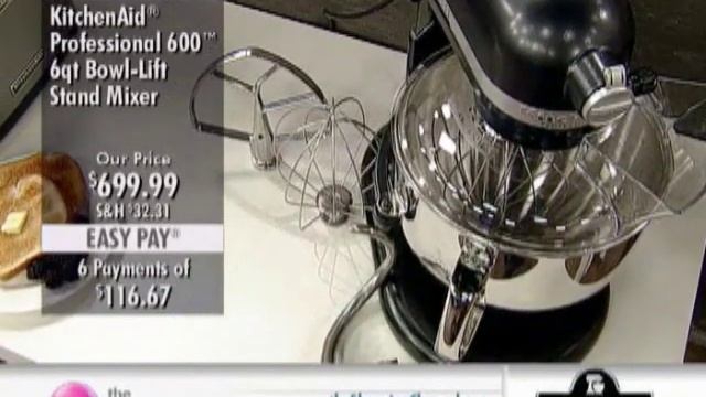 KitchenAid Professional 600 6-Qt Stand Mixer at The Shopping Channel 510286 смотреть онлайн
