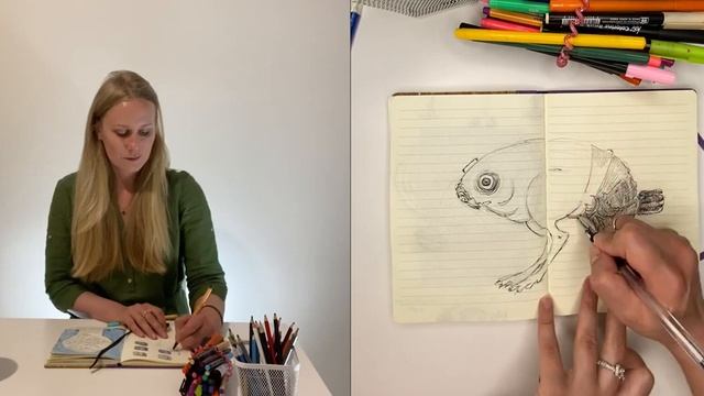 Рисуем мистического зверя. Как нарисовать животное смотреть онлайн